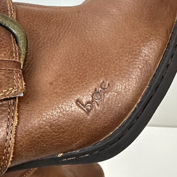 BOC Brown Leather Heeled Mules Size 11 - Picture 13 of 16